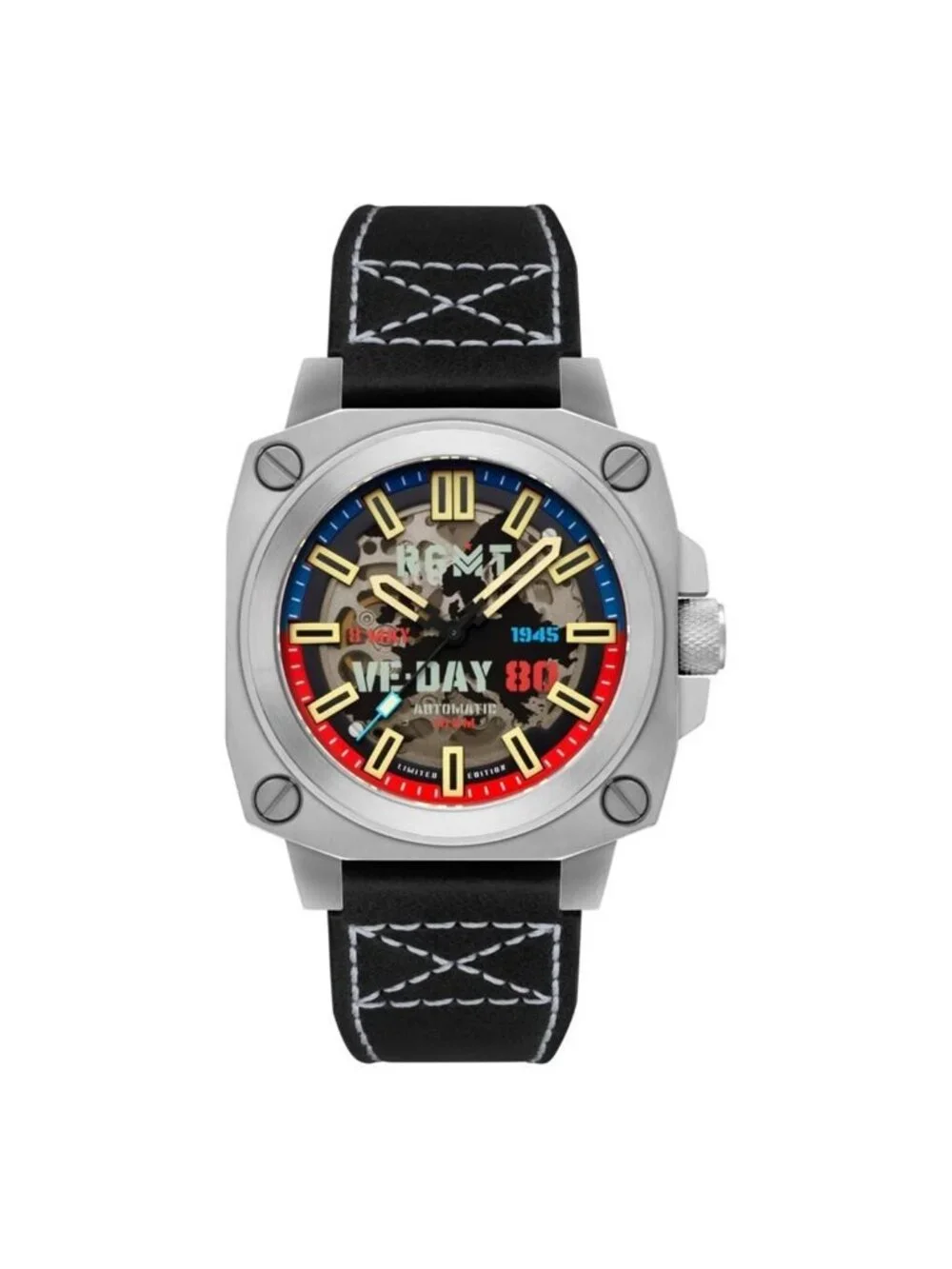 NWT Rgmt Altimeter Automatic Black Dial Men's Watch